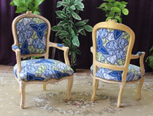 Fauteuil Cabriolet de Style Louis XV